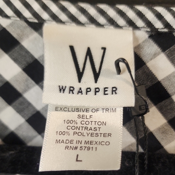 Black and White Gingham Tunic Top - Picture 2 of 3